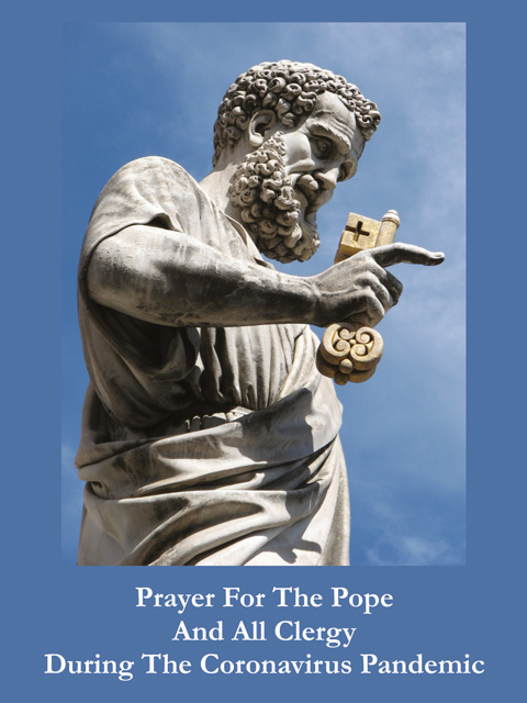 Prayer for the Pope & All Clergy During Coronavirus Pandemic***ONEFREECARDFOREVERYCARDYOUORDER***